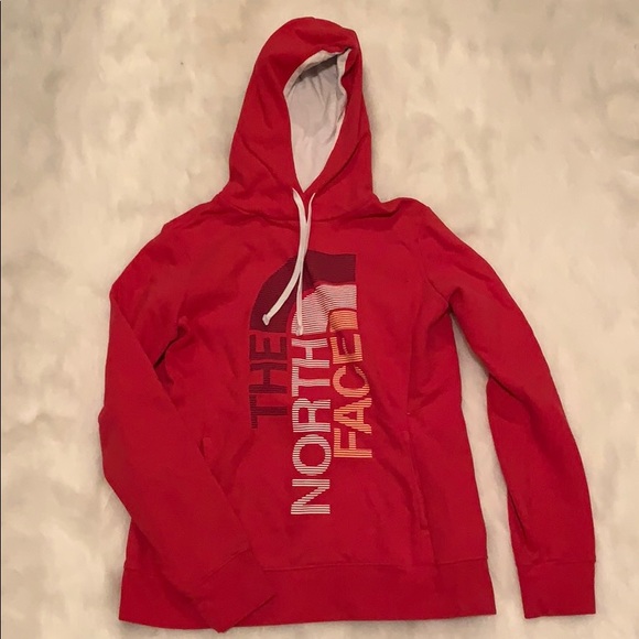 Pink North Face Hoodie - Picture 1 of 4